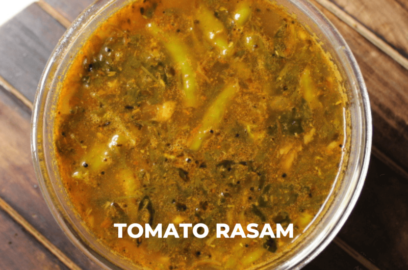 Tomato Rasam Without Dal