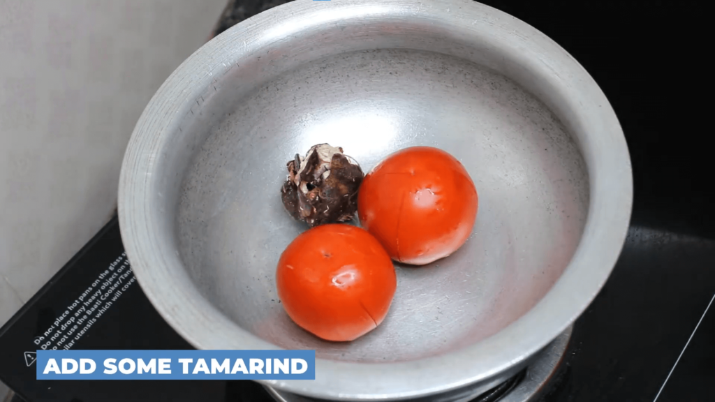 Tomato Rasam Without Dal - Add some tamarind
